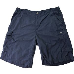 Columbia Men's Vintage Omni-Shade‎ Sun Protection Shorts SZ 40 Navy Blue